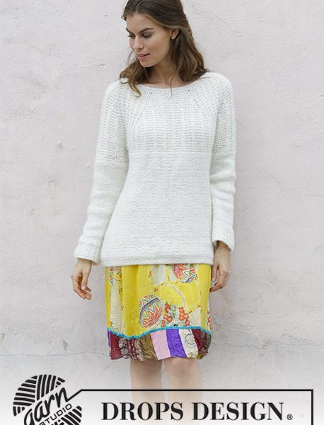 Sweet Pearl Free Sweater Knitting Pattern
