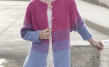 Blackberry Crush Cardigan Free Knitting Pattern