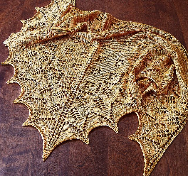 Ashton Shawlette Free Lace Knitting Pattern