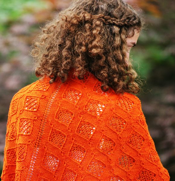 Bauble Lace Shawl Free Knitting Pattern