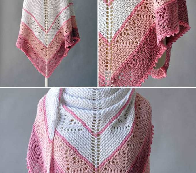 Be Mine Shawl Free Knitting Pattern