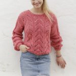 Blushing Beauty Lace Sweater Free Knitting Pattern