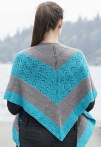 By the Sea Shawl Free Knitting Pattern