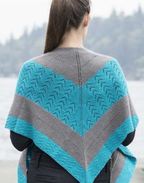 By the Sea Shawl Free Knitting Pattern