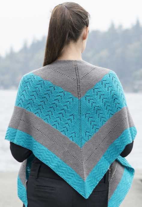 By the Sea Shawl Free Knitting Pattern