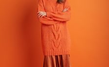 Clementine Pullover with Cables Free Knitting Pattern