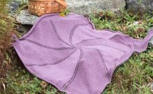 Damariscove Free Lace Baby Blanket Knitting Pattern