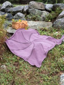 Damariscove Free Lace Baby Blanket Knitting Pattern