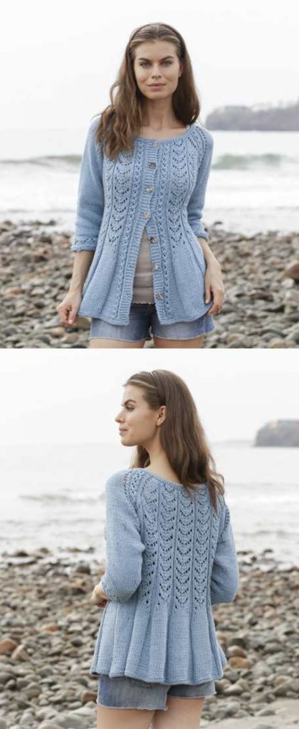 Fitted lace jacket pattern free knitting
