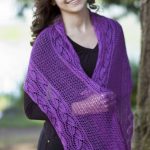Forest Hills Dayflower Wrap Free Knitting Pattern Download