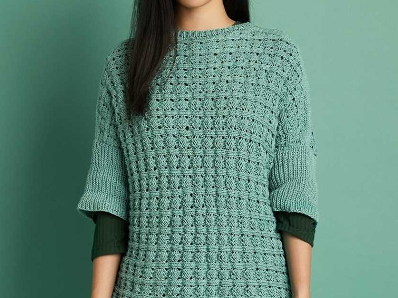 Free Eyelet Top Knitting Pattern