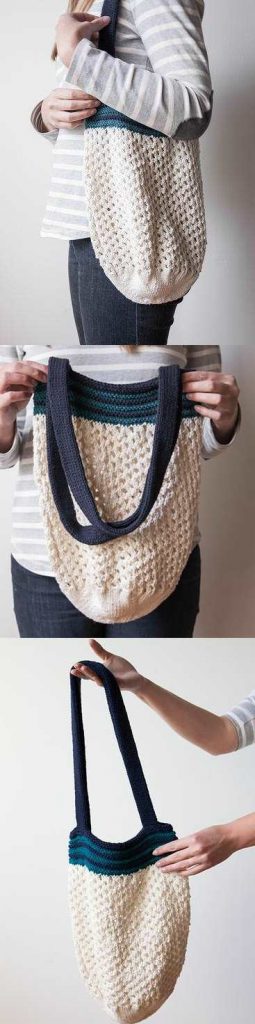 Market Bag Free Knitting Pattern