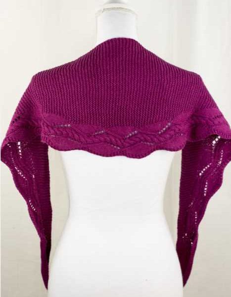Hampton Shawlette Free Knitting Pattern