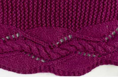 Hampton Shawlette Free Knitting Pattern