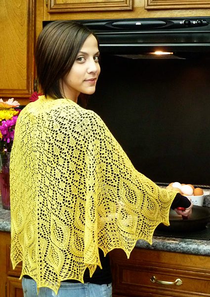 Omelet Lace Shawl Free Knitting Pattern
