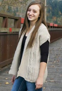 Paloma Waistcoat Free Knitting Pattern
