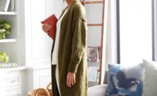 Patons Cozy Knit Coatigan Free Knitting Pattern