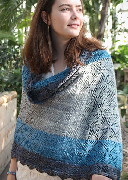 Pinwheel Lace Shawl Free Knitting Pattern