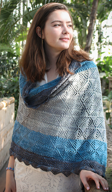 Pinwheel Lace Shawl Free Knitting Pattern