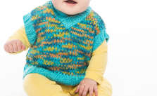 Prismatic Silk Vest Free Child Knitting Pattern
