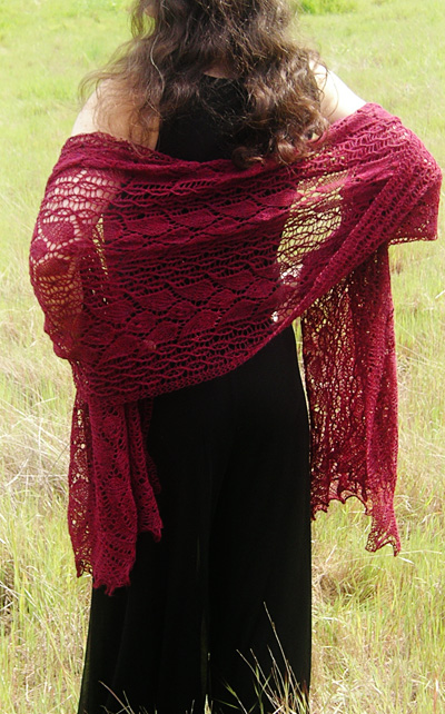 Rhodion Lace Shawl Free Knitting Pattern