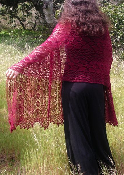 Rhodion Lace Shawl Free Knitting Pattern