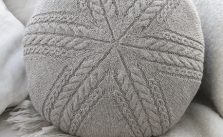 Sand Tracks Pillow Free Cable Knitting Pattern