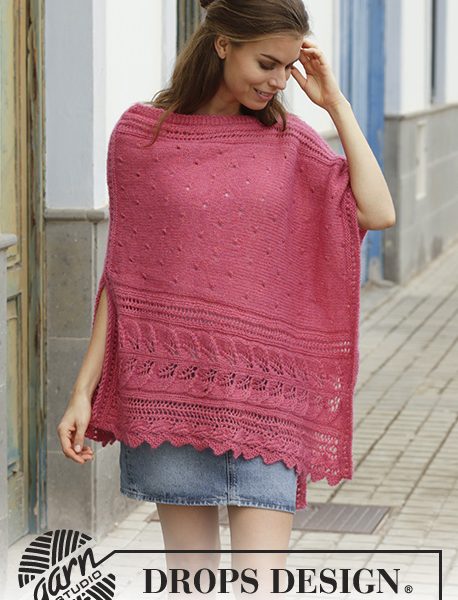 Scarborough Fair Free Lace Poncho Knitting Pattern