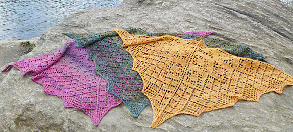 Semi-Precious Lace Shawl Free Knitting Pattern Dowload