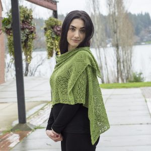 Shetland Inspired Lace Wrap Free Knitting Pattern - Knitting Bee