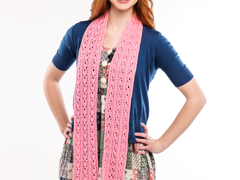Sweet Pea Lace Scarf Free Knitting Pattern