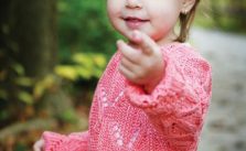 Tea Party Lace Sweater for Girls Free Knitting Pattern