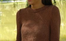 Top Shelf Stockinette Stitch Fitted Sweater Free Knitting Pattern