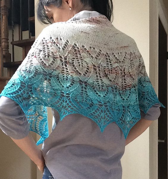 Vanesse Lace Shawl Free Knitting Pattern