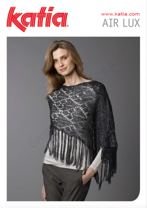 Air Lux Lace Shawl Free Knitting Pattern