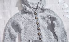 Baby Bear Knit Hoodie Free Knitting Pattern