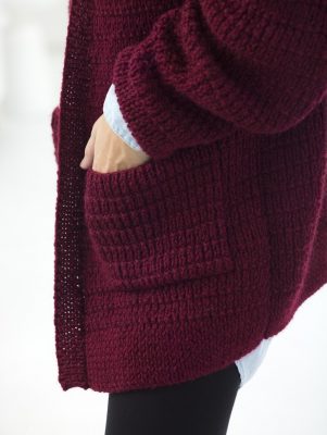 Burke Library Pattern Burke Library Cardigan Free Knitting Pattern - Knitting Bee