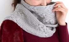 Cable and Texture Scarf Free Knitting Pattern