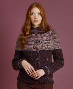 Canarsie Top Down Cardigan Free Knitting Pattern