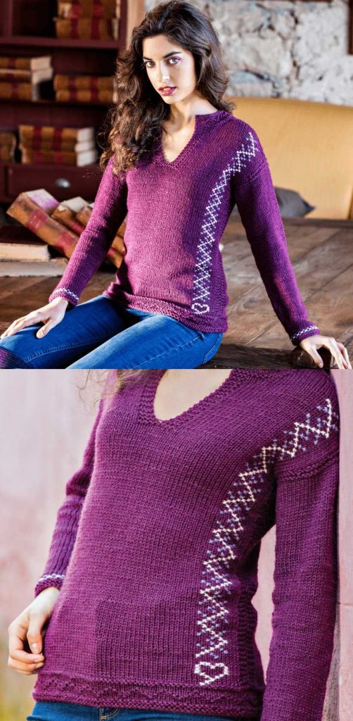 Capuccino Sweater Free Knitting Pattern Download