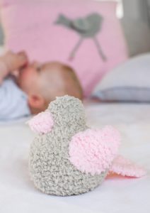 Cute Bird Soft Baby Toy Free Knitting Pattern