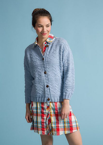 Deborah’s Biking Cardigan Free Knitting Pattern Download
