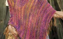 Easy Summer Poncho Free Knitting Pattern