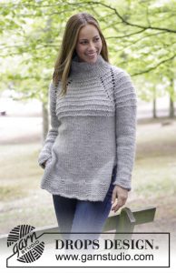 Ebba High Collar Raglan Sweater