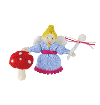 Fairy Godmother Finger Puppet Free Toy Knitting Pattern
