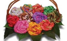Florafil Rose Free Knitting Pattern