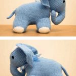 Free Animal Toy Knitting Pattern for an Elephant