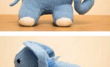 Free Animal Toy Knitting Pattern for an Elephant
