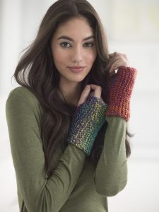 Free Knitting Pattern for Basic Wristers.