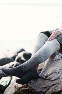 Free Knitting Pattern for Linen Stitch Socks